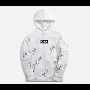 Kith Scripted Hoodie White